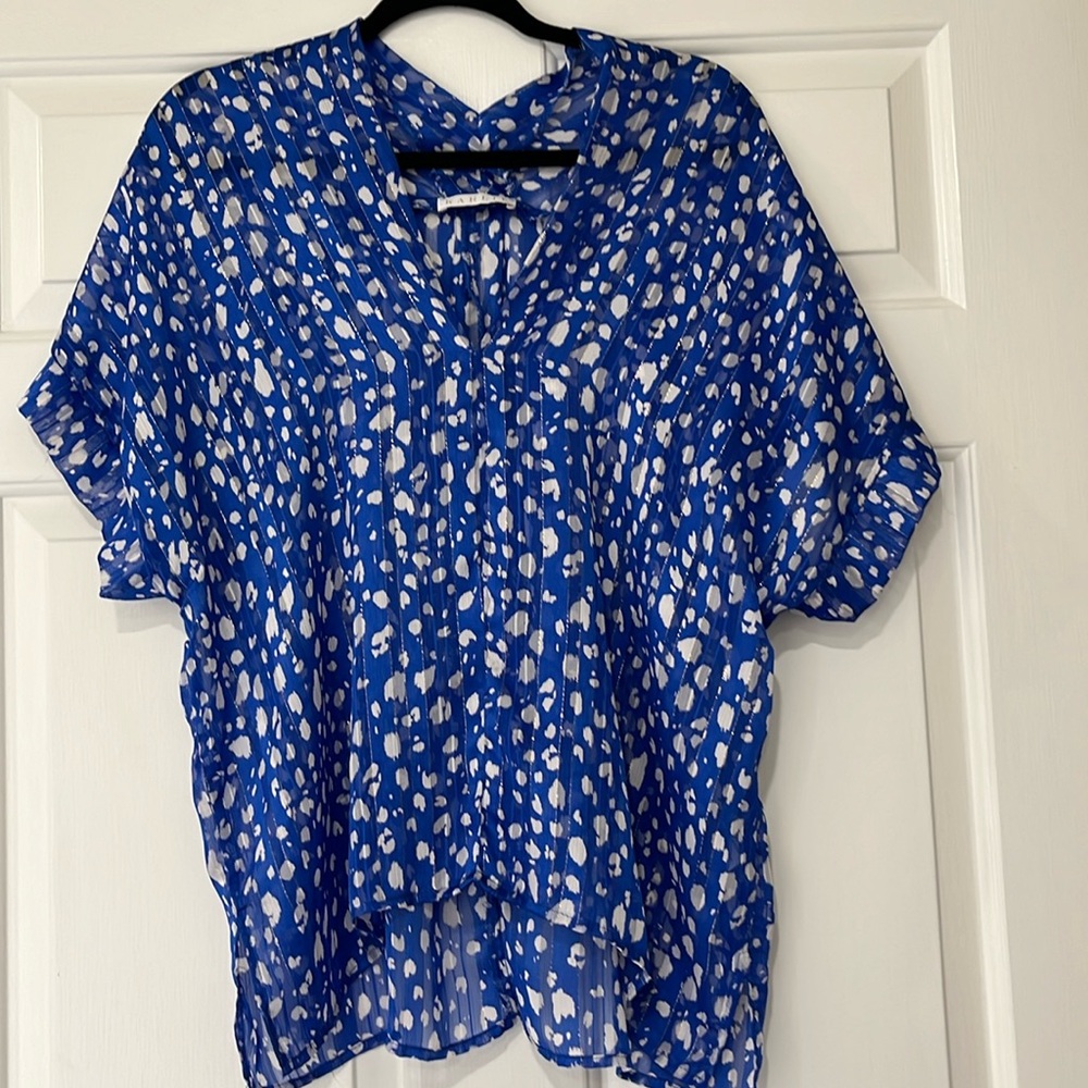 Karlie Royal Blue with Shimmer Blouse